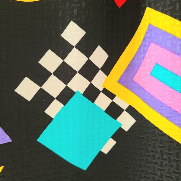 Anne Crimmins for UMI Collections Graphic Print Vintage Silk Skirt - Picture 3 of 8